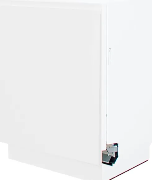 Dolna zabudowa zmywarki 60 panel zakryty Kampara (Biały lakier/Biały)