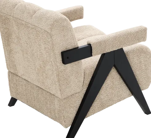 Fotel Biscuit 32 (boucle cappuccino)
