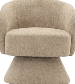 Fotel obrotowy Lizbona 29 (boucle cappuccino)