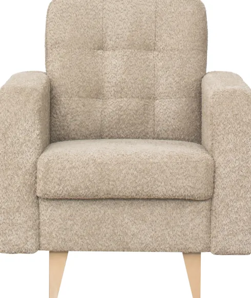 Fotel Sewilla (boucle cappuccino)
