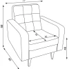 Fotel Sewilla (gustimo latte)