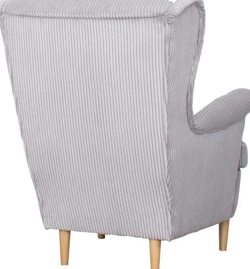 Fotel uszak Werina (sztruks szary)