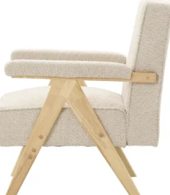Fotel Vintage 25 (boucle beżowy)