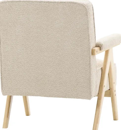 Fotel Vintage 25 (boucle beżowy)