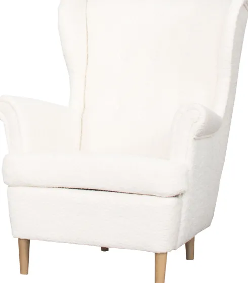 Fotel Werina (boucle kremowy)