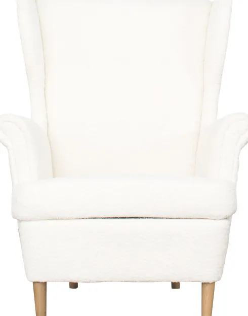 Fotel Werina (boucle kremowy)