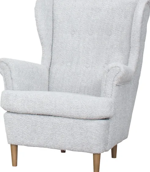 Fotel Werina (boucle szary)