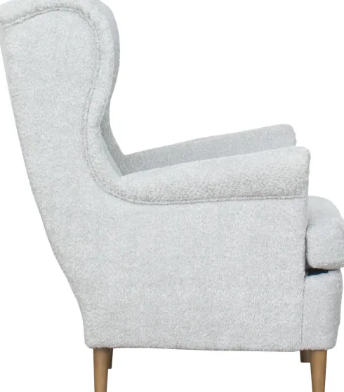 Fotel Werina (boucle szary)