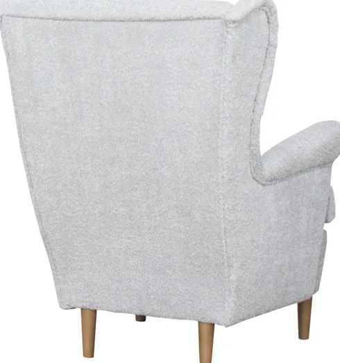 Fotel Werina (boucle szary)