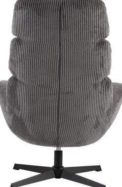 Fotel wypoczynkowy, obrotowy Prince (grafit)