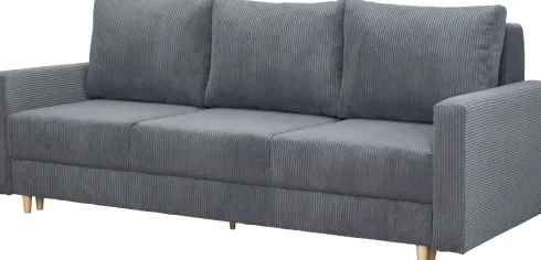 Kanapa Milano (sztruks grafit)