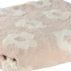 Koc żakardowy Daisy 63 (różowy/biały)