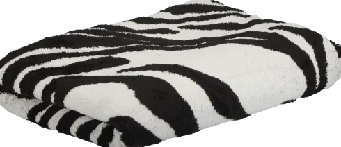 Koc żakardowy Zebra 61 (biały/czarny)