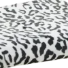 Koc flanelowy Animals 34 (biały/czarny)