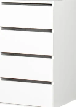 Kontenerek do szafy przesuwnej (4 szufl.) szer. 45cm (biały)