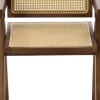 Krzesło drewniane Nerivo 41 (rattan/orzech)