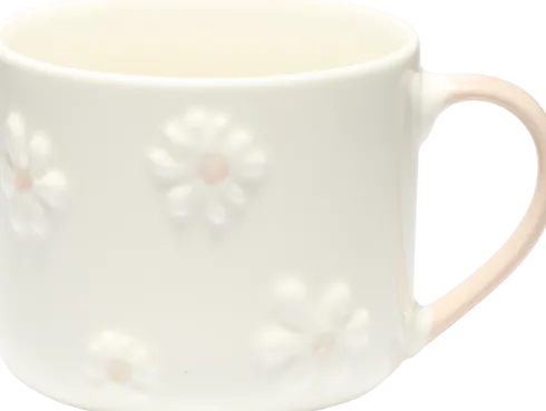 Kubek Daisy 146 (biały/różowy)