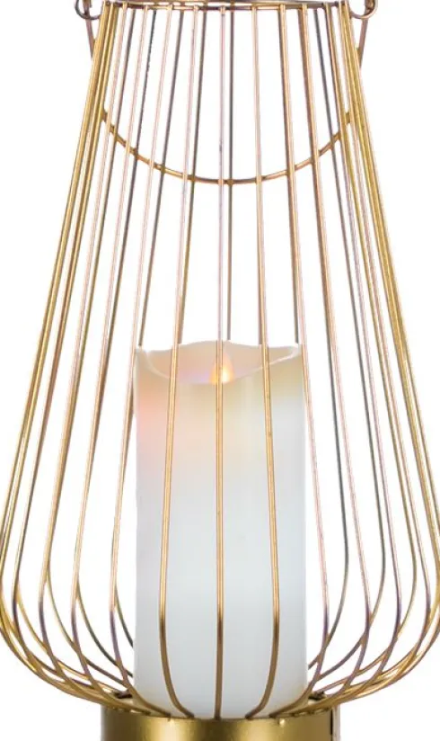 Lampion duży Marilena (złoty)