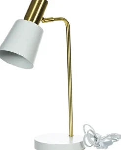Lampka na biurko Boston 6 (biało/złota)