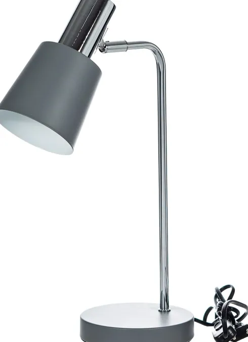 Lampka na biurko Boston 6 (szaro/srebrny)