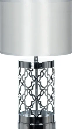 Lampka nocna Silvero 9 (srebrny/biały)