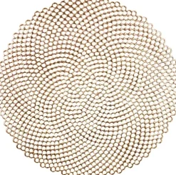 Mata stołowa 4 (ciemna złota)