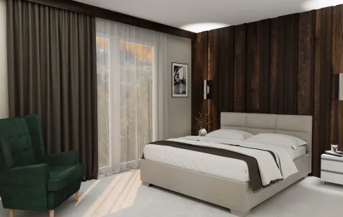 Materac bonellowy 160x200 biały