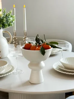 Miska ceramiczna na nóżce Pearl 17