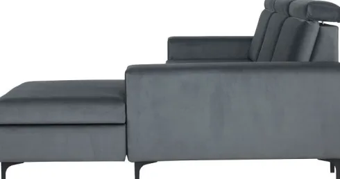 Narożnik Sydney (plusz grafit) prawy