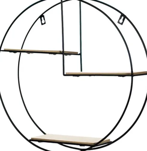 Półka metalowa Ravia 5 (czarny)