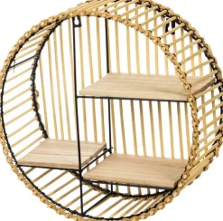 Półka metalowa Ravia 8 (czarny)