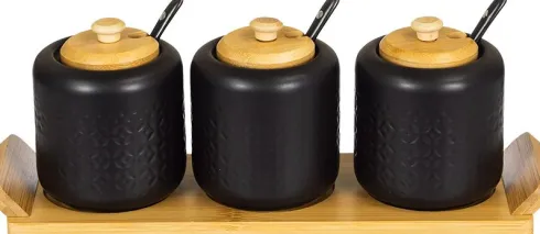 Pojemnik 2 (3-elem.) Palomo (czarny)
