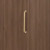 Półszafa uniwersalna z półkami i drążkiem Majorka (orzech Foresta)