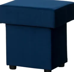 Puf otwierany (plusz granat)
