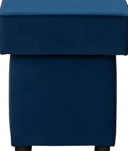 Puf otwierany (plusz granat)