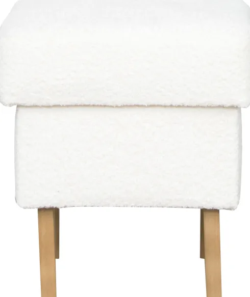 Puf Sewilla (boucle kremowy)