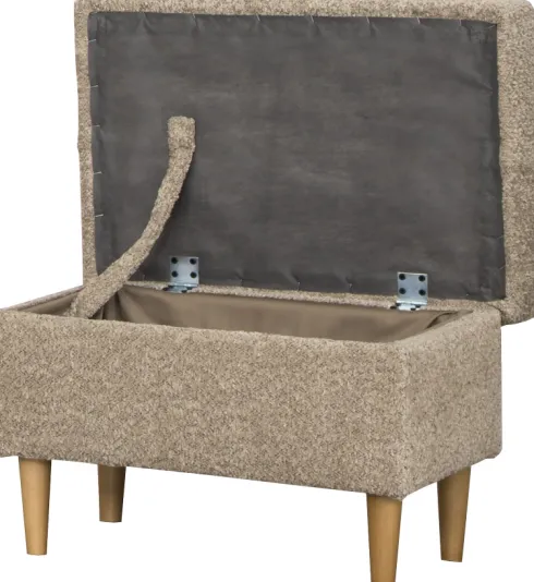 Puf Werina (boucle cappuccino)