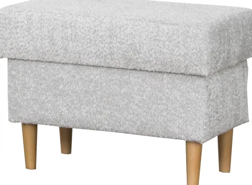 Puf Werina (boucle szary)