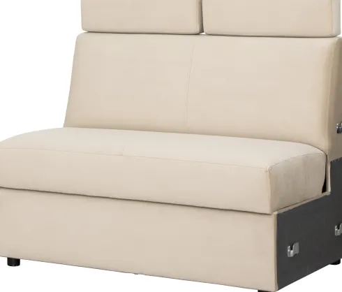Siedzisko 2-osobowe Lazur (plusz beż)