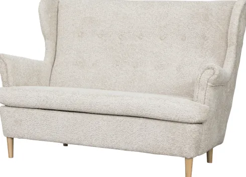 Sofa 2-osobowa Werina (boucle beż)