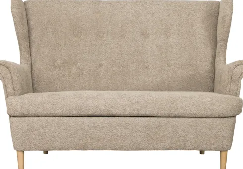 Sofa 2-osobowa Werina (boucle cappuccino)