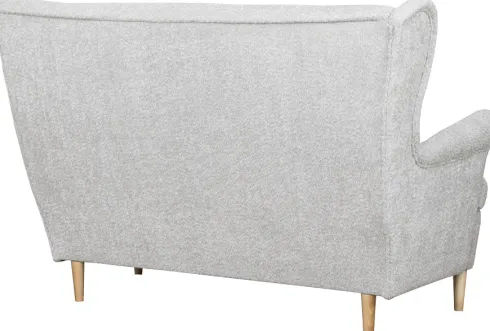 Sofa 2-osobowa Werina (boucle szary)