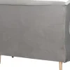Sofa 2-osobowa Werina (plusz srebrzysty)