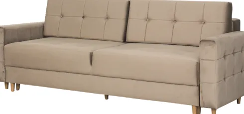 Sofa Paris (plusz brąz)