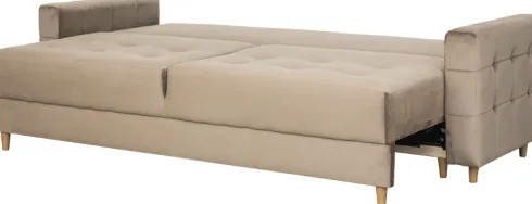 Sofa Paris (plusz brąz)