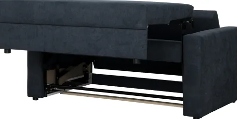 Sofa rozkładana Milano (diamentowy grafit)