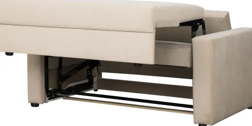 Sofa rozkładana Milano (plusz beż)
