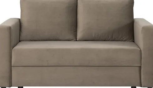 Sofa rozkładana Milano (plusz brąz)