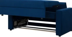 Sofa rozkładana Milano (plusz granat)