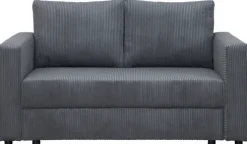 Sofa rozkładana Milano (sztruks grafit)